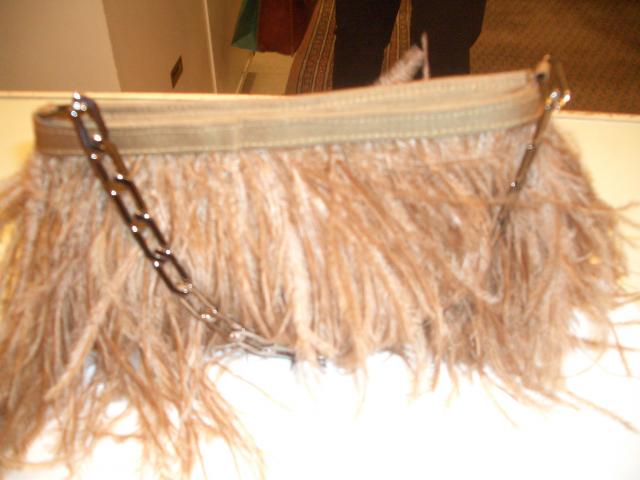 Bolso Plumas Avestruz
